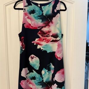 Floral Sleeveless Dress - Multicolor